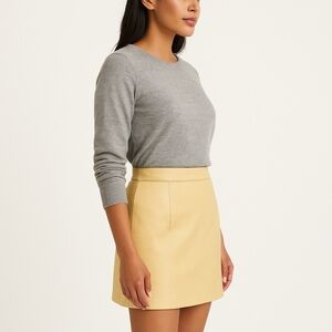 Abercrombie & Fitch Yellow Mini Skirt